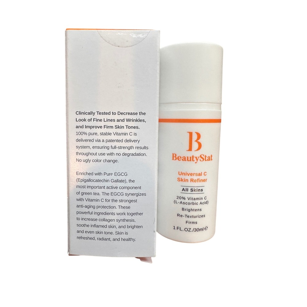 BeautyStat Universal C Skin Refiner 20% Vitamin C Brightening Serum 1 fl oz 30ml